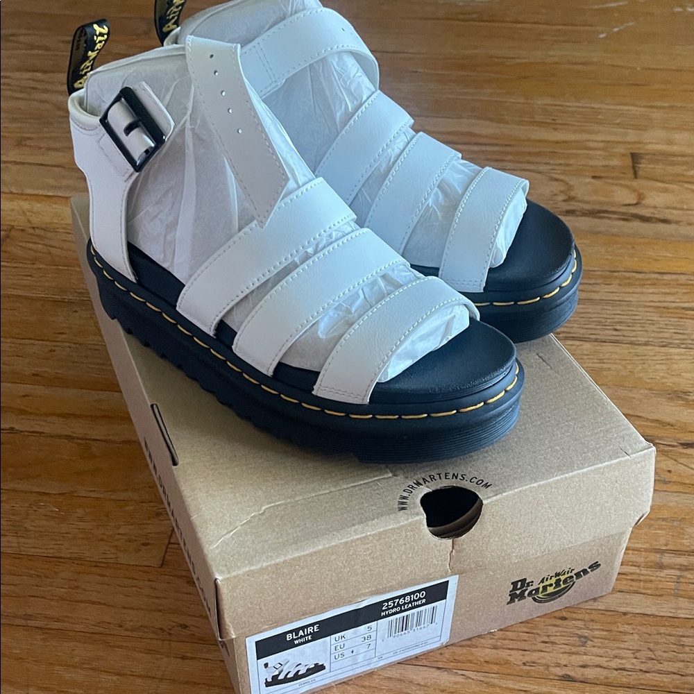 Dr Martens Women’s Sandals new with box White